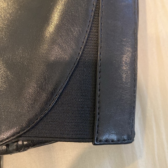 Marc Fisher tall leather heel boot. Rubber good grip sole. Size 5 1/2. - Picture 11 of 12